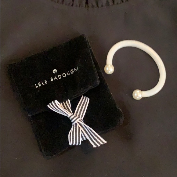 Lele Sadoughi Jewelry - Lele Sadoughi Pearl Cuff Cap Bracelet